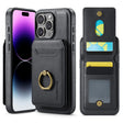 For iPhone 14 Pro DG.MING K1 MagSafe Detachable Wallet RFID Back Cover Phone Case(Black) - iPhone 14 Pro Cases by DG.MING | Online Shopping South Africa | PMC TechLife | Buy Now Pay Later Mobicred