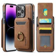 For iPhone 14 Pro DG.MING K1 MagSafe Detachable Wallet RFID Back Cover Phone Case(Brown) - free shipping - PMC TechLife - Order now!