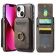 For iPhone 13 DG.MING K1 MagSafe Detachable Wallet RFID Back Cover Phone Case(Coffee) - free shipping - PMC TechLife - Order now!