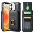 For iPhone 12 DG.MING K1 MagSafe Detachable Wallet RFID Back Cover Phone Case(Black) - free shipping - PMC TechLife - Order now!