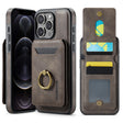 For iPhone 12 Pro DG.MING K1 MagSafe Detachable Wallet RFID Back Cover Phone Case(Coffee) - free shipping - PMC TechLife - Order now!