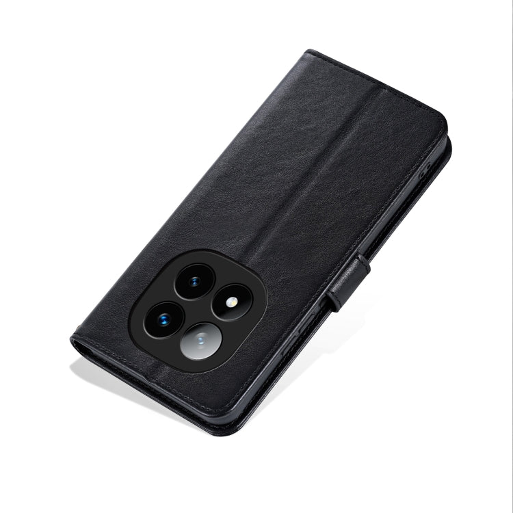 For Redmi Note 14 Pro 5G AZNS Sheepskin Texture Flip Leather Phone Case(Black)
