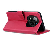 For Redmi Note 14 Pro 5G AZNS Sheepskin Texture Flip Leather Phone Case(Red)