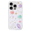 For iPhone 16 Pro Max Cosmic Star Glitter Epoxy TPU Phone Case(Transparent Purple) - iPhone 16 Pro Max Cases by PMC TechLife | Online Shopping South Africa | PMC TechLife | Buy Now Pay Later Mobicred