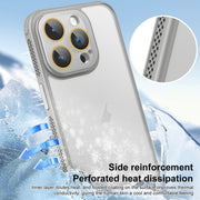 For iPhone 16 Plus Side Cooling Skin Feel Frosted Phone Case(Pink)