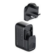 LDNIO Q366 65W USB + Dual Type-C Port Charger with 1m USB-C / Type-C to USB-C / Type-C Data Cable, Plug Type:UK Plug(Black)