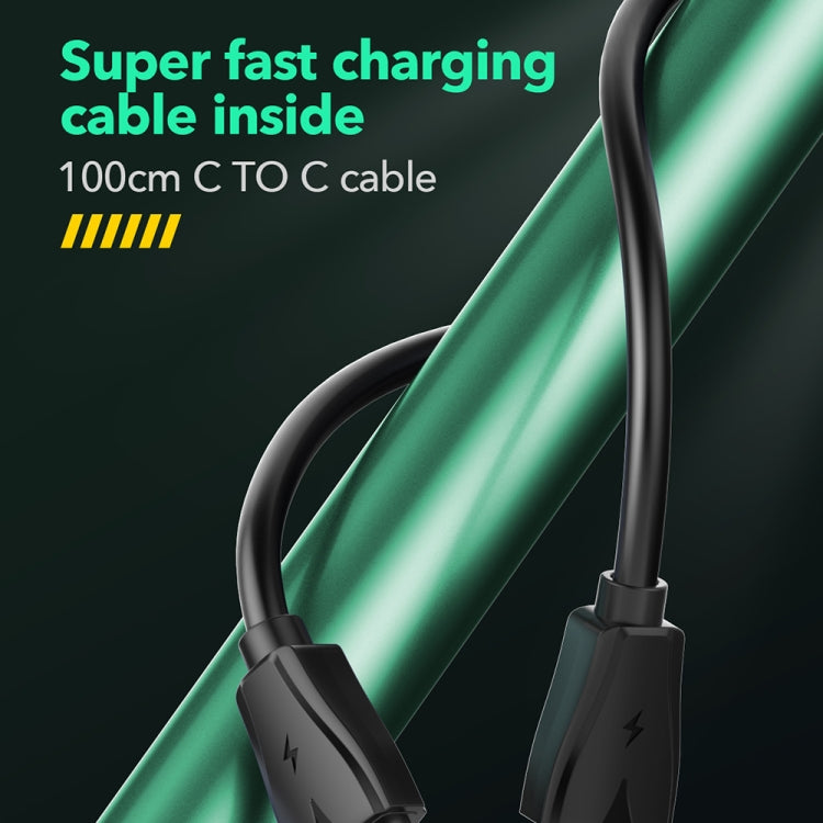 LDNIO Q367 65W GaN 3 x USB-C / Type-C Interface Charger with 1m USB-C / Type-C to USB-C / Type-C Data Cable, Plug Type:UK Plug(Black)