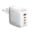 LDNIO Q408 100W GaN USB+3 USB-C / Type-C Interface Charger with 1m 100W USB-C / Type-C to USB-C / Type-C Data Cable, Plug Type:EU Plug(White) - USB Charger by LDNIO | Online Shopping South Africa | PMC TechLife | Buy Now Pay Later Mobicred