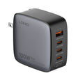 LDNIO Q408 100W GaN USB+3 USB-C / Type-C Interface Charger with 1m 100W USB-C / Type-C to USB-C / Type-C Data Cable, Plug Type:US Plug(Black) - free shipping - PMC TechLife - Order now!