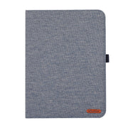 For OnePlus Pad Pro 12.1 Fabric Texture Horizontal Flip Leather Tablet Case(Blue)