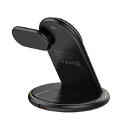 LDNIO WL02 25.5W 5 in 1 MagSafe Wireless Charger with 30cm Type-C Cable(Black)