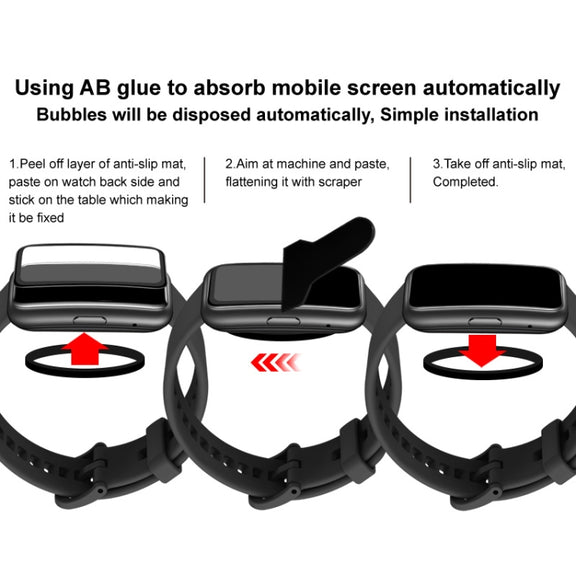 For Xiaomi Smart Band 9 / 9 NFC imak Plexiglass HD Watch Protective Film