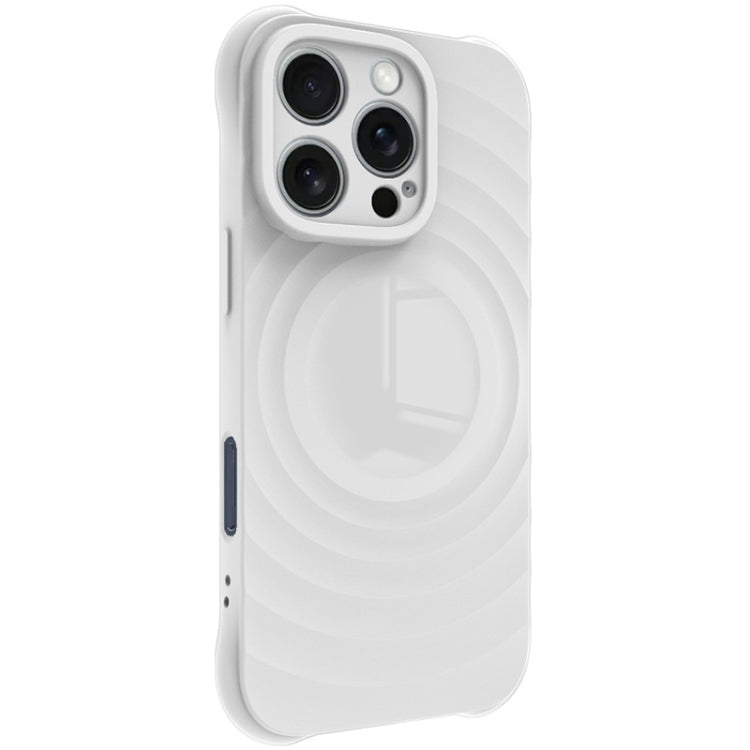For iPhone 16 Pro Max IMAK UC-6 Series Manbo Frosting Soft Phone Case(White)