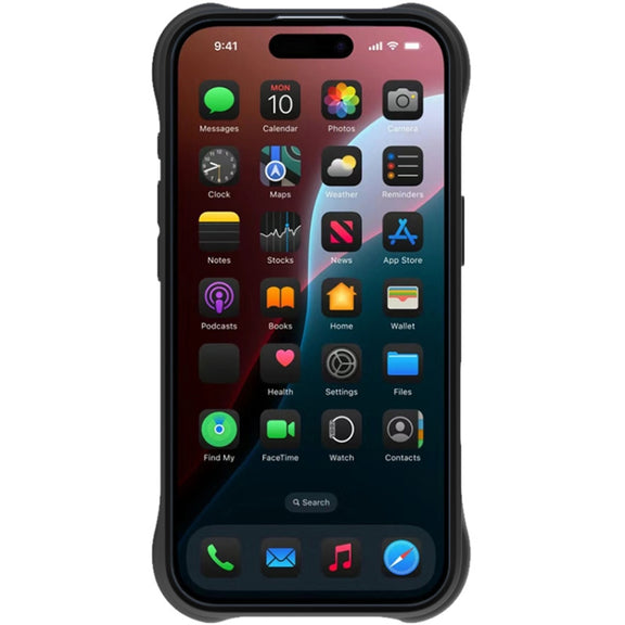 For iPhone 16 IMAK UC-6 Series Manbo Frosting Soft Phone Case(Black)