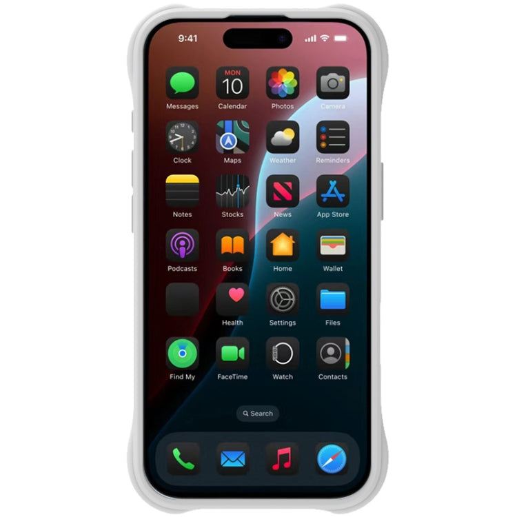For iPhone 16 IMAK UC-6 Series Manbo Frosting Soft Phone Case(White)