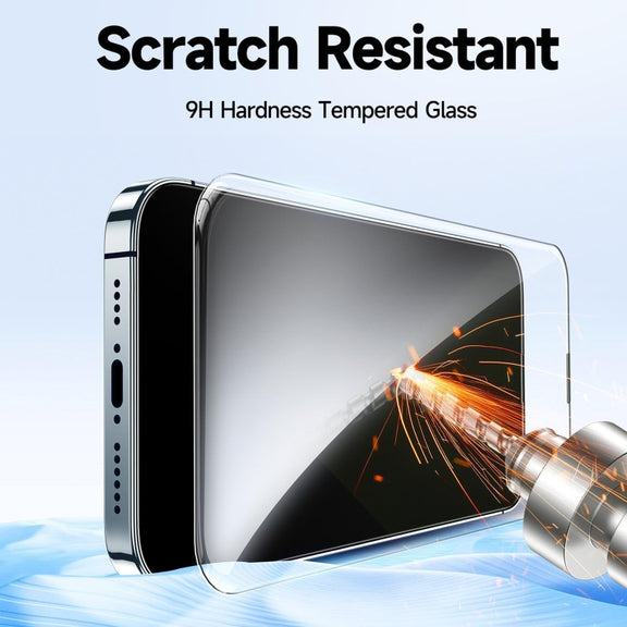 For iPhone 16 Plus LK Easy Install HD Tempered Glass Film(Black)