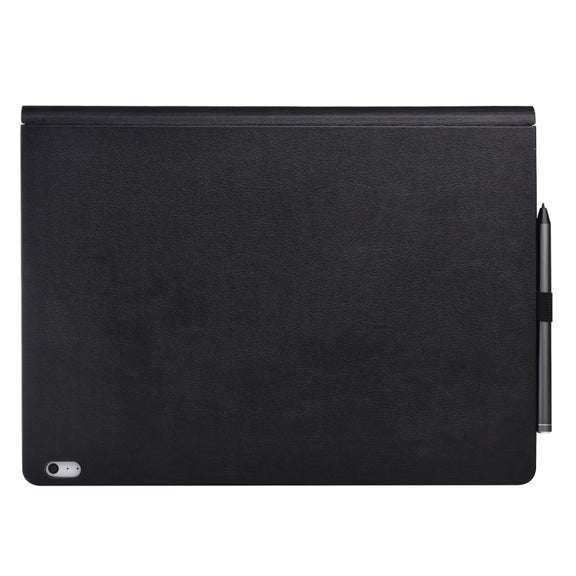 For Microsoft Surface Book 3 / 2 / 1 13.5 inch Deformation Single Screen Leather Laptop Case(Black)