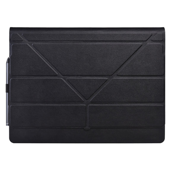 For Microsoft Surface Book 13.5 inch i5 Deformation All-inclusive Leather Laptop Case(Black)