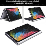For Microsoft Surface Book 13.5 inch i7 Deformation All-inclusive Leather Laptop Case(Black)