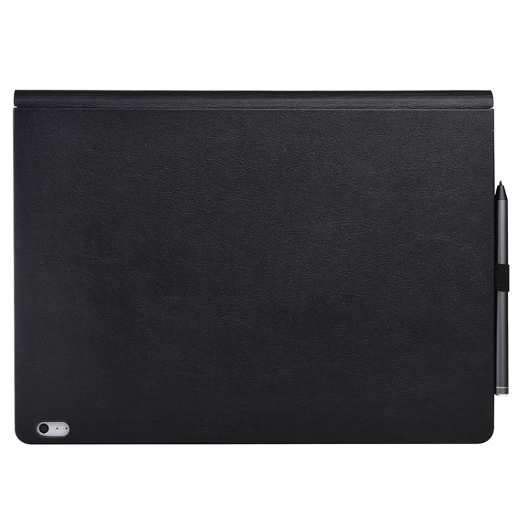 For Microsoft Surface Book 13.5 inch i7 Deformation All-inclusive Leather Laptop Case(Black)