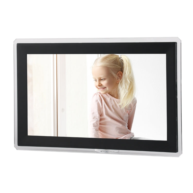 15.6 inch IPS Screen Digital Cloud Photo Frame Wall Mounted LED Advertising Machine, Plug Type:UK Plug(Black)