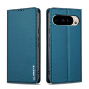 For Google Pixel 9 Pro / 9 LC.IMEEKE L1 Series Frosted Fine Texture PU Phone Case(Blue)