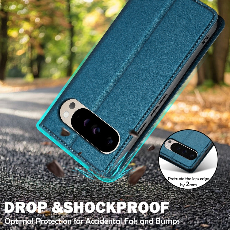 For Google Pixel 9 Pro / 9 LC.IMEEKE L1 Series Frosted Fine Texture PU Phone Case(Blue)