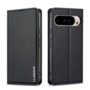 For Google Pixel 9 Pro XL LC.IMEEKE L1 Series Frosted Fine Texture PU Phone Case(Black)