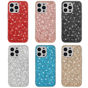 For iPhone 16 Pro Glitter Powder Shockproof TPU Phone Case(Black)