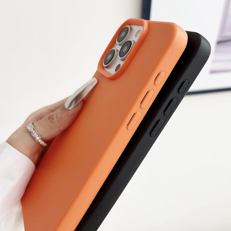 For iPhone 16 Leather Texture TPU Full Coverage Phone Case(Green)