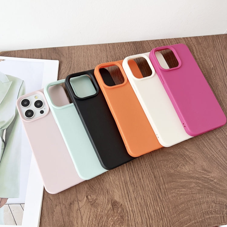 For iPhone 16 Leather Texture TPU Full Coverage Phone Case(Green)