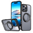 For iPhone 16 Pro Wing Series MagSafe Magnetic Ring Holder Phone Case(Black) - iPhone 16 Pro Cases by PMC TechLife | Online Shopping South Africa | PMC TechLife | Buy Now Pay Later Mobicred