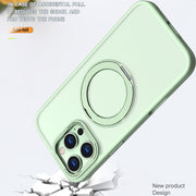 For iPhone 16 Pro Wing Series MagSafe Magnetic Ring Holder Phone Case(Avocado Green)