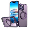 For iPhone 16 Pro Wing Series MagSafe Magnetic Ring Holder Phone Case(Dark Purple) - iPhone 16 Pro Cases by PMC TechLife | Online Shopping South Africa | PMC TechLife | Buy Now Pay Later Mobicred