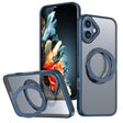 For iPhone 16 Plus Wing Series MagSafe Magnetic Ring Holder Phone Case(Blue) - iPhone 16 Plus Cases by PMC TechLife | Online Shopping South Africa | PMC TechLife | Buy Now Pay Later Mobicred