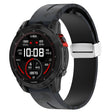For Garmin Fenix 7 Magnetic Folding Silver Buckle Color Printed Silicone Watch Band(Camouflage Grey) - free shipping - PMC TechLife - Order now!