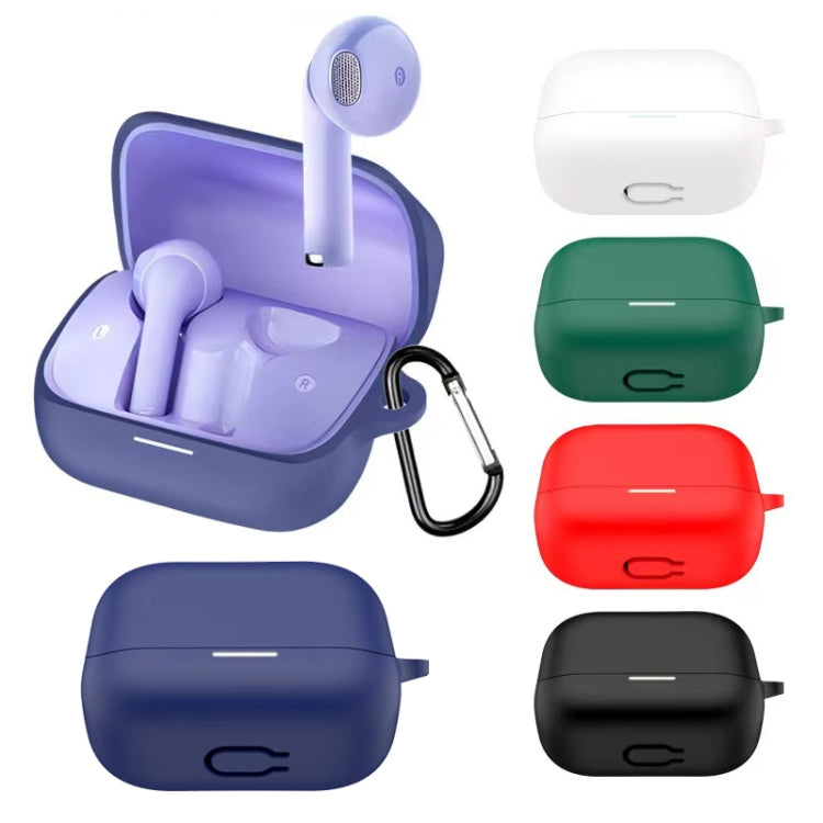 For Anker SoundCore K20i Bluetooth Earphone Silicone Protective Case(Black)