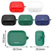 For Anker SoundCore K20i Bluetooth Earphone Silicone Protective Case(Black)