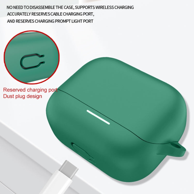 For Anker SoundCore K20i Bluetooth Earphone Silicone Protective Case(Black)