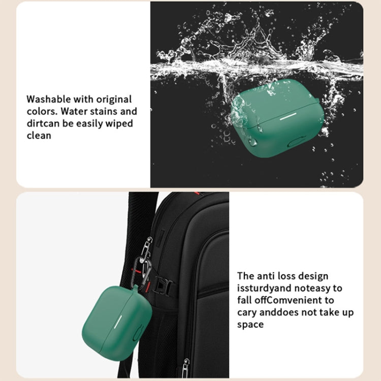 For Anker SoundCore K20i Bluetooth Earphone Silicone Protective Case(Black)