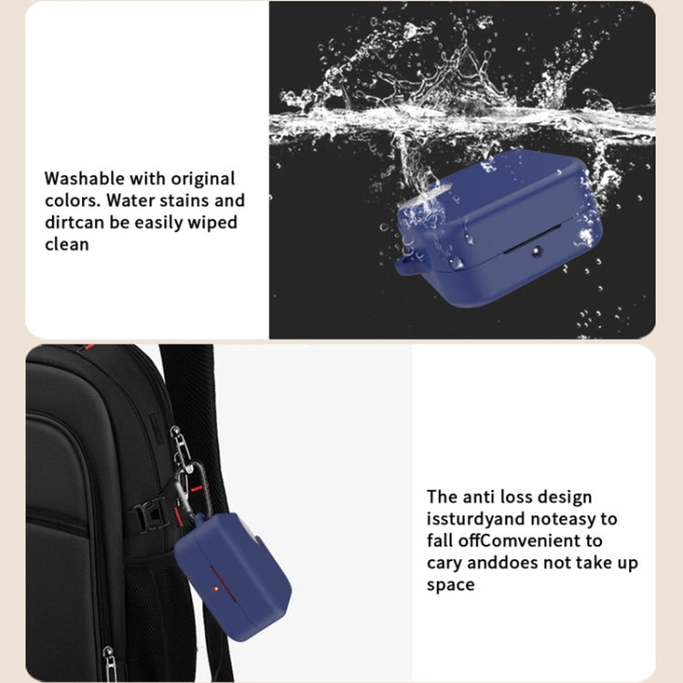 For CMF By Nothing Buds Pro2 Bluetooth Earphone Silicone Protective Case(Black)
