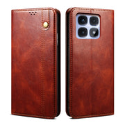For Redmi K70 Ultra 5G Oil Wax Crazy Horse Texture Leather Phone Case(Brown)