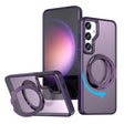 For Samsung Galaxy S24+ 5G Wing Series MagSafe Magnetic Ring Holder Phone Case(Dark Purple) - free shipping - PMC Jewellery - Order now!