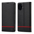 For iPhone 16 Plus LC.IMEEKE Carbon Fiber Leather Phone Case(Horizontal Black) - iPhone 16 Plus Cases by LC.IMEEKE | Online Shopping South Africa | PMC TechLife | Buy Now Pay Later Mobicred