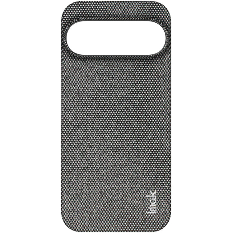For Google Pixel 9 / 9 Pro imak Ruiyi Series Cloth Texture PU + PC Phone Case(Dark Grey)