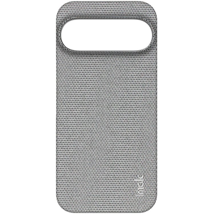 For Google Pixel 9 Pro XL imak Ruiyi Series Cloth Texture PU + PC Phone Case(Light Grey)