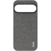 For Google Pixel 9 Pro XL imak Ruiyi Series Cloth Texture PU + PC Phone Case(Dark Grey)