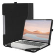 For Microsoft Surface Laptop Studio 2 Cotton Cloth Texture Leather Laptop Protective Case(Black) - free shipping - PMC TechLife - Order now!