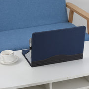 For Microsoft Surface Laptop Studio 2 Herringbone Texture Leather Laptop Protective Case(Dark Blue)