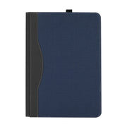For Microsoft Surface Laptop Studio 2 Herringbone Texture Leather Laptop Protective Case(Dark Blue)